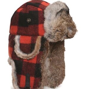 Mad Bomber Wool Rabbit Fur Hat